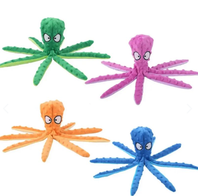 Pulpo De Juguete Para Mascotas Con Pito