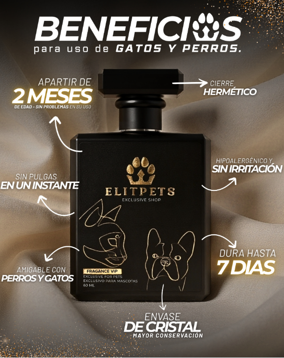 PERFUME PARA MASCOTA -ELIT PETS FRAGANCE